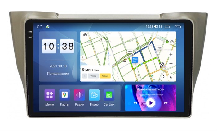 Штатная магнитола Parafar для Lexus RX II 300 2003-2009 (экран 2K) на Android 11.0 (PF300U2K-Low) - фото 388617