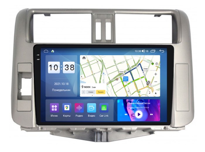 Штатная магнитола Parafar для Toyota Land Cruiser Prado 150 2009-2013 (экран 2K) на Android 11.0 (PF065U2K-Low) - фото 388634