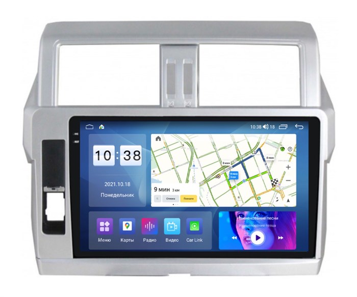 Штатная магнитола Parafar для Toyota Land Cruiser Prado 150 2013-2017 (экран 2K) на Android 11.0 (PF347U2K-Low) - фото 388637