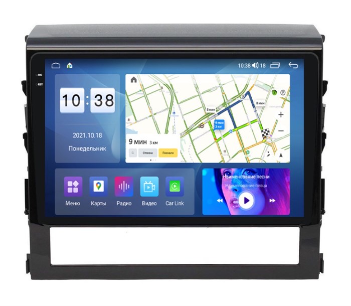 Штатная магнитола Parafar для Toyota Land Cruiser 200 2015-2021 (экран 2K) на Android 11.0 (PF567U2K) - фото 388643