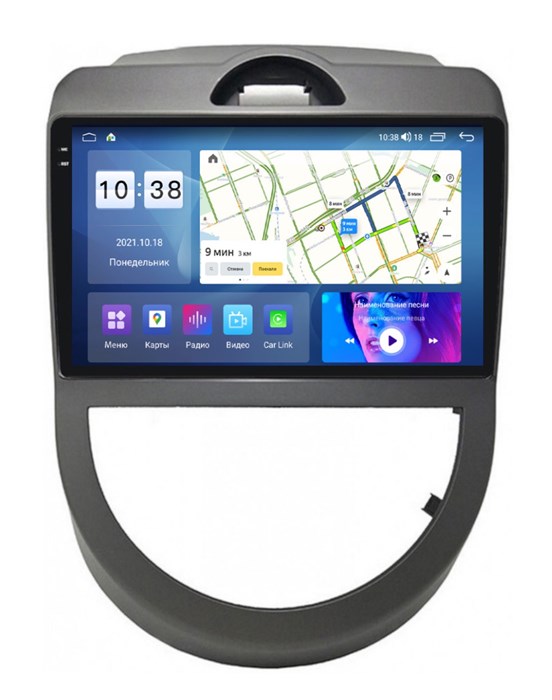 Штатная магнитола Parafar для Kia Soul 2008-2014 (экран 2K) на Android 11.0 (PF528U2K) - фото 388669
