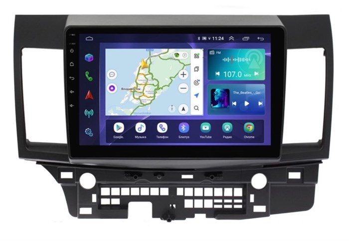 Wide Media LC1047QU-4/64 для Mitsubishi Lancer X 2007-2019 (для авто с Rockford) на Android 10.0 - фото 389608