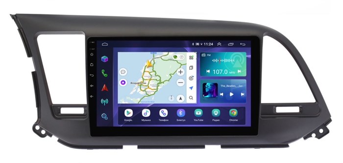 Wide Media LC9025QU-4/64 для Hyundai Elantra VI (AD) 2016-2019 на Android 10.0 - фото 389671