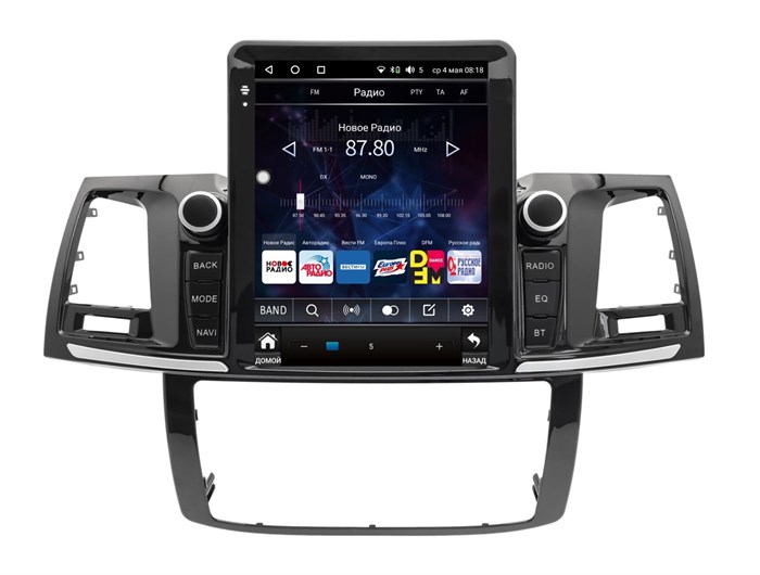 Штатная магнитола Wide Media KS6370R-4/32 для Toyota Hilux, Fortuner 2008 - 2015 (авто с климат-контролем) Тип2 на Android 10.0 - фото 390349