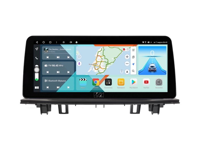 Штатная магнитола Wide Media KS0140QR-3/32 для BMW X1 (F48) 2016+ на Android 10.0 - фото 390929