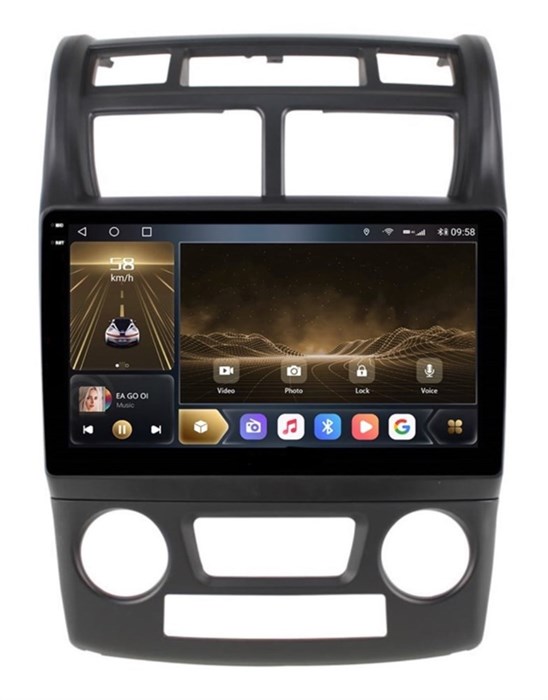 CarMedia OL-9734-P-2K (экран 2K) для Kia Sportage II 2004-2010 на Android 12.0 - фото 392190