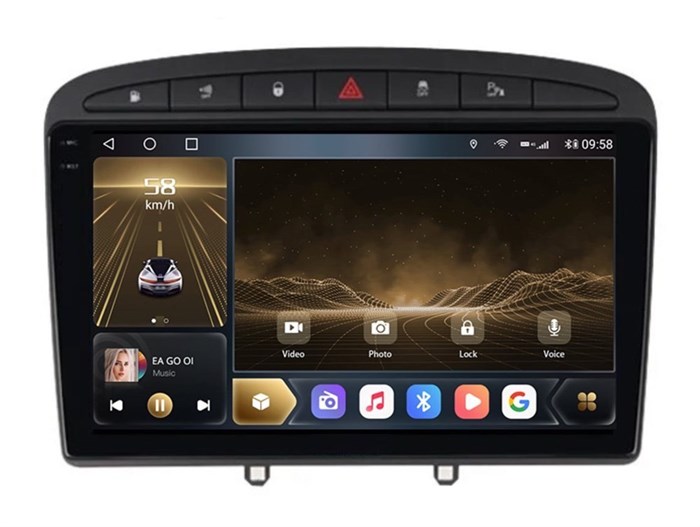 CarMedia OL-9961-N-2K (экран 2K) для Peugeot 308 I 2007-2015, 408 2012-2017 на Android 12.0 - фото 392542