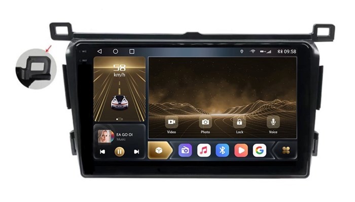 CarMedia OL-9607-N-2K (экран 2K) для Toyota RAV4 (CA40) 2013-2019 на Android 12.0 - фото 392854