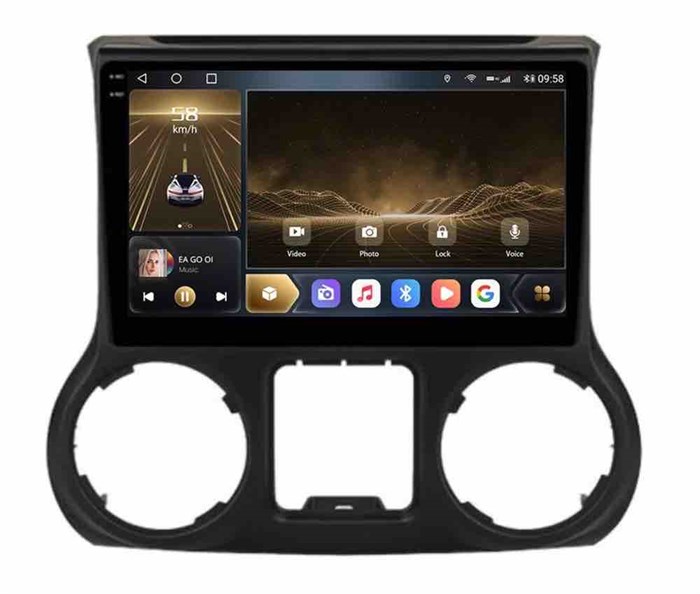 Автомагнитола CarMedia OL-1258-1-P-2K (экран 2K) для Jeep Wrangler 2010-2015 на Android 12.0 - фото 394195
