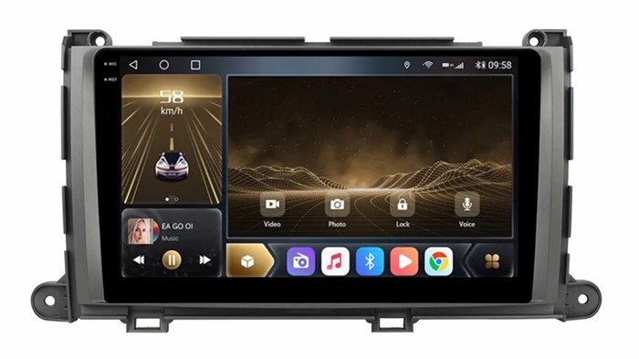 CarMedia OL-9695-Q-2K (экран 2K) для Toyota Sienna 2010-2014 на Android 12.0 - фото 395399