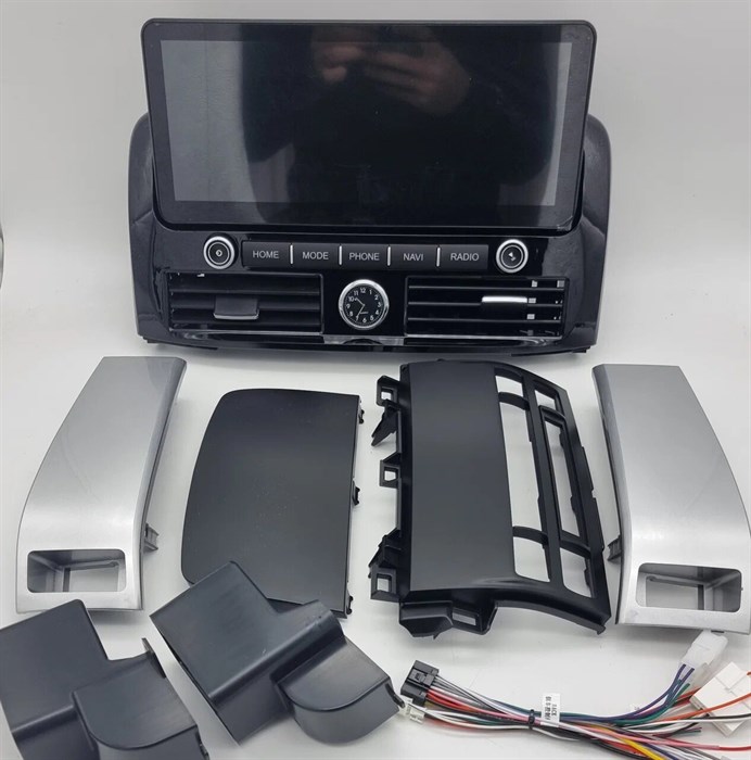 Штатное головное устройство CarMedia KP-T1230L-S10 для Toyota Land Cruiser Prado 120 2002-2009 на Android 12.0 - фото 396149
