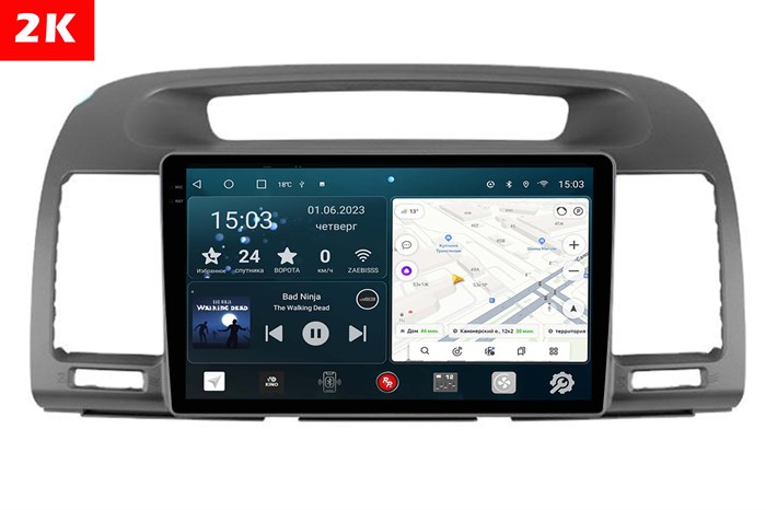 Штатная магнитола Redpower 2K 75164 Hi-Fi для Toyota Camry V30 2001-2006 на Android 10.0 - фото 399378