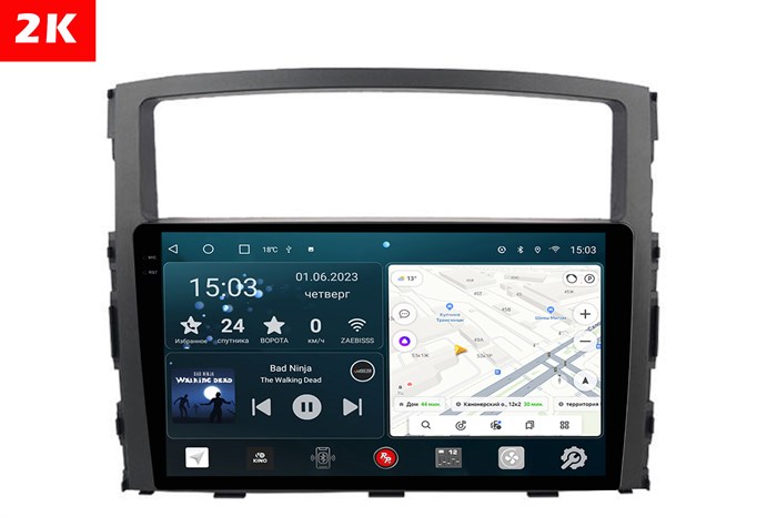 Штатная магнитола Redpower 2K 75223 Hi-Fi для Mitsubishi Pajero IV 2006-2019 на Android 10.0 - фото 399457