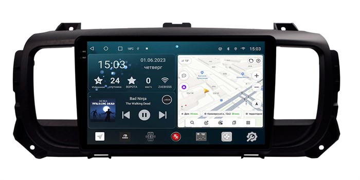 Штатная магнитола Redpower 2K 75075TOP Hi-Fi для Peugeot Traveller 2016-2024 с сенсорным дисплеем на Android 10.0 - фото 400161