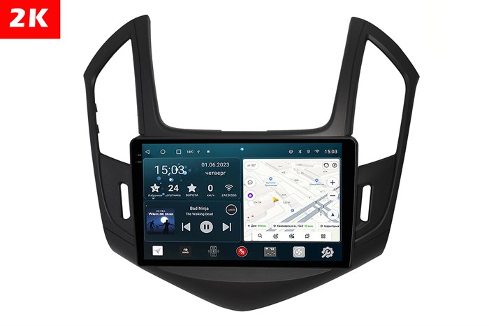Штатная магнитола Redpower 2K 75048 Hi-Fi для Chevrolet Cruze 2012-2015 черная матовая на Android 10.0 - фото 400208