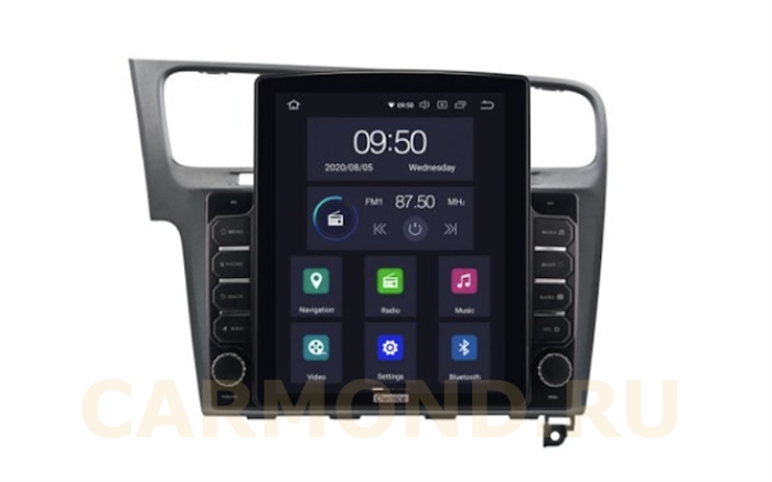 CarMedia OL-1907-D TESLA для Volkswagen GOLF 7 2013-2019 на Android 10.0 - фото 401432