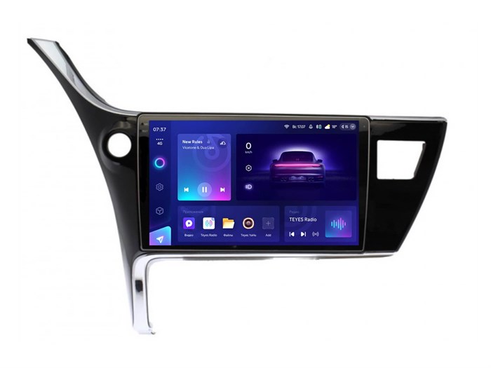 Штатная магнитола Teyes CC3 2K 4/64 ГБ для Toyota Corolla 2017-2019 E180 на Android 10.0 - фото 403124