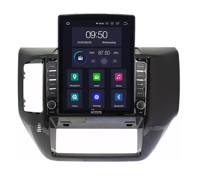 CarMedia SF-9270-D TESLA для Nissan Patrol 2004-2010 (черный/дерево) на Android 10.0 - фото 403921