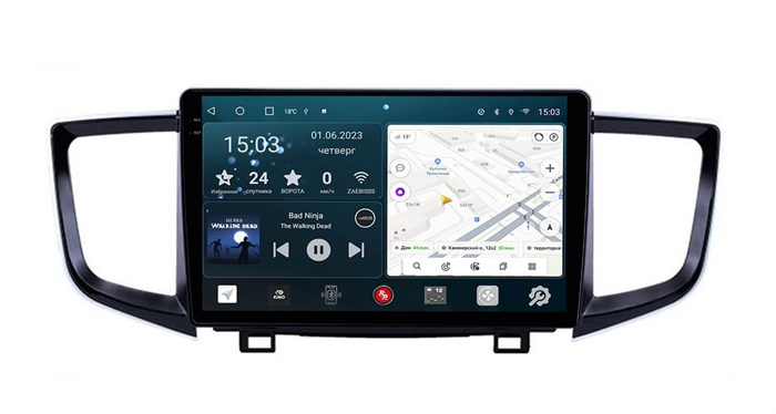 Штатная магнитола Redpower Slim 2K 71692 для Honda Pilot III 2015-2022 на Android 10.0 - фото 404083