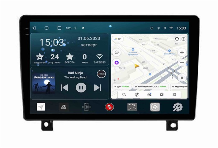 Штатная магнитола Redpower Slim 2K 71249 для Opel Astra H 2004-2015 черная вместо БК на Android 10.0 - фото 404846