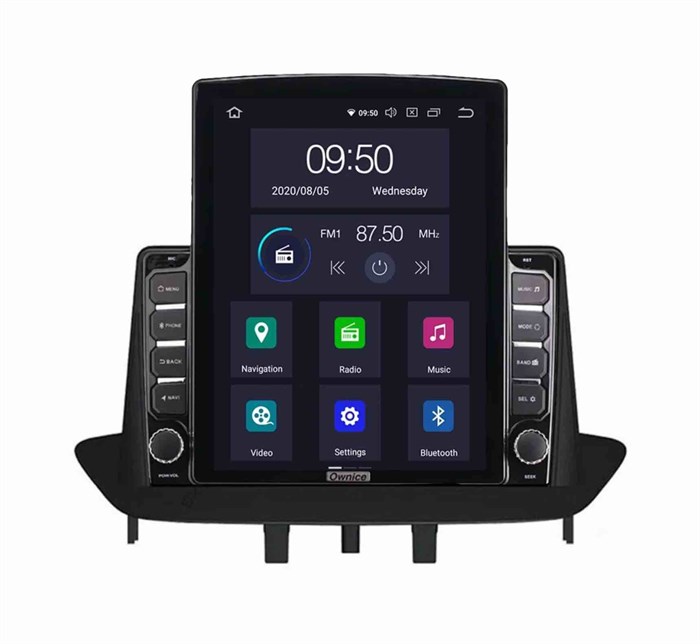 CarMedia SF-9997-L-D TESLA для Renault Fluence/ Megane 2009-2016 черный на Android 10.0 - фото 405406