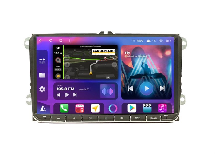 Магнитола Farcar XL836 для Volkswagen Universal на Android 12.0 - фото 412696