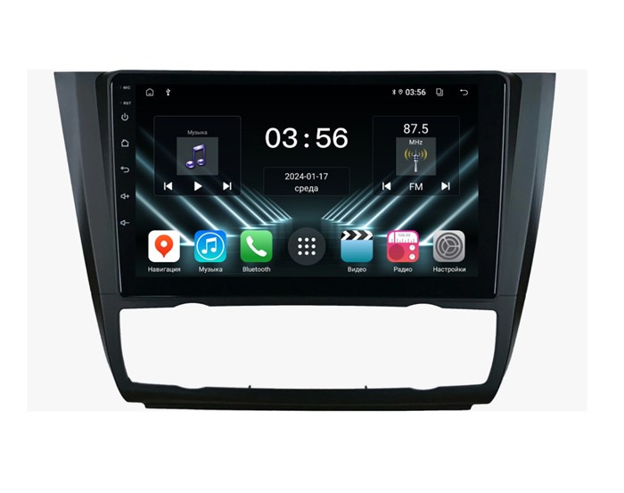 Штатная магнитола Farcar D112M для BMW 1-Series (E81,82,87,88) 2007-2011 климат на Android 13.0 - фото 413481