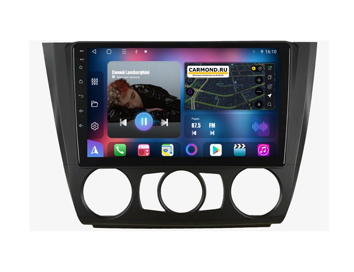 Магнитола Farcar BM095M (S500 PLUS) для BMW 1-Series (E81,82,87,88) 2007-2011 кондей на Android 12.0 - фото 413541
