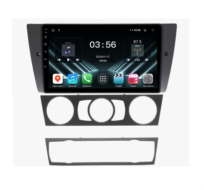 Штатная магнитола Farcar D170M для BMW 3-Series (E90/91/92/93) 2004-2012 на Android 13.0 - фото 413578