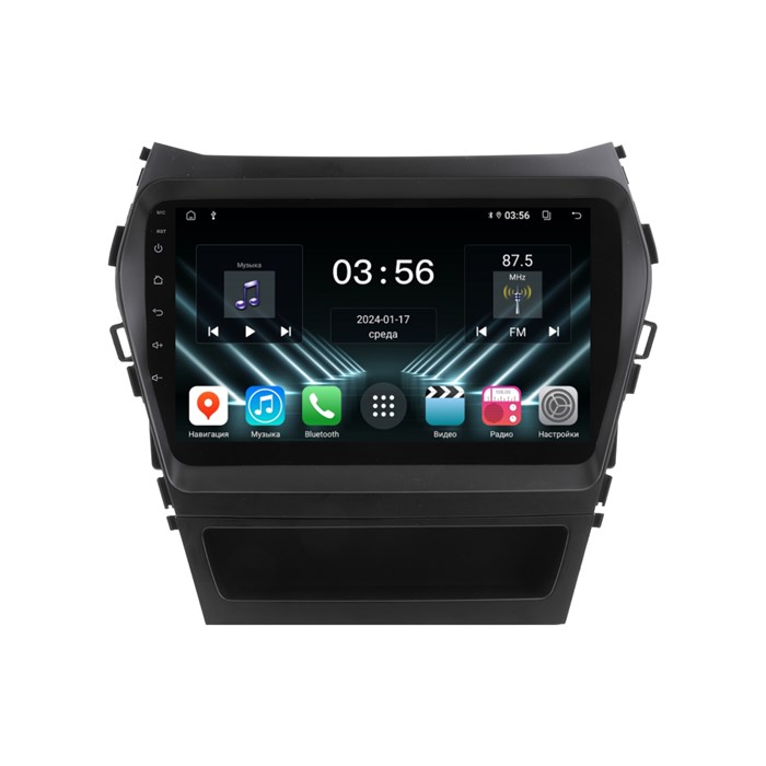 Штатная магнитола Farcar DX209M для Hyundai Santa Fe III 2012-2019 на Android 13.0 - фото 418720