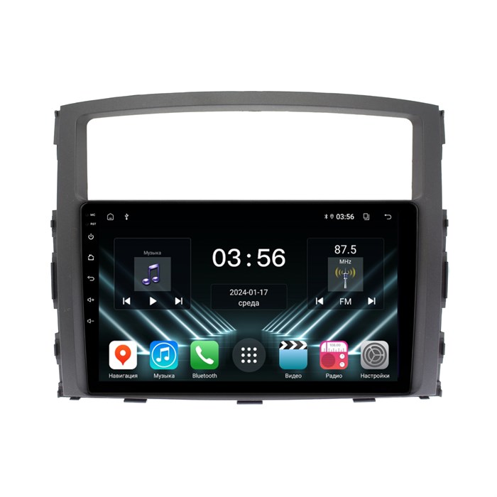 Штатная магнитола Farcar DX1009M для Mitsubishi Pajero IV 2006-2019 на Android 13.0 - фото 419050