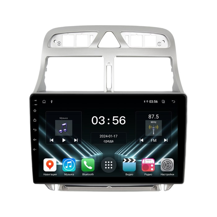 Штатная магнитола Farcar DX017M для Peugeot 307 I 2001-2008 на Android 13.0 - фото 419140