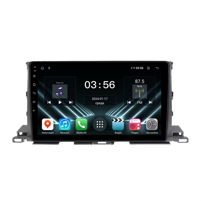 Штатная магнитола Farcar DX467M для Toyota Highlander (U50) 2014-2019 на Android 13.0 - фото 419310