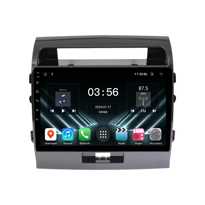 Штатная магнитола Farcar DX381M для Toyota Land Cruiser 200 2007-2015 на Android 13.0 - фото 419335