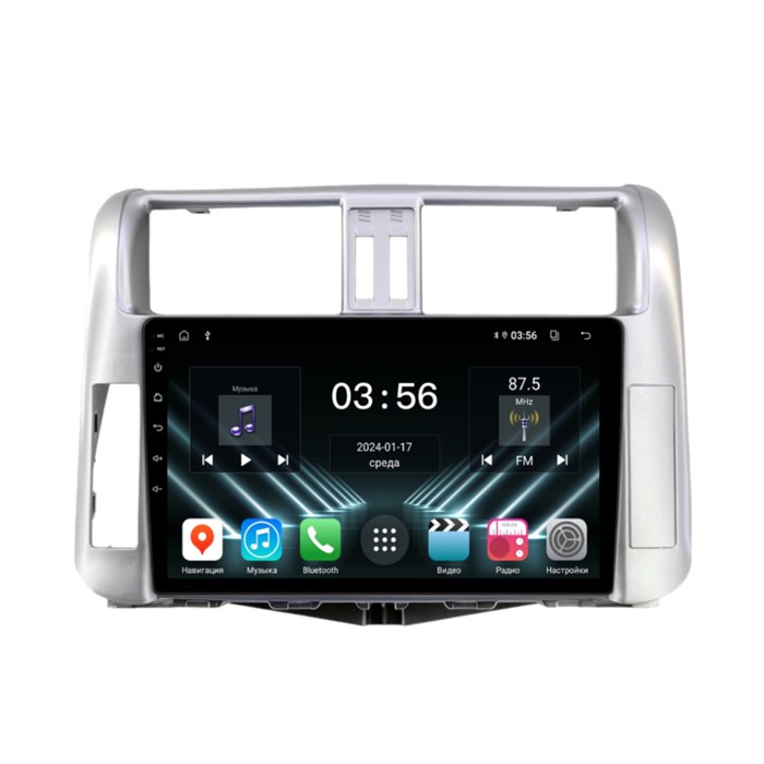 Автомагнитола Farcar DX065M для Toyota Land Cruiser Prado 150 2009-2013 на Android 13.0 - фото 419350
