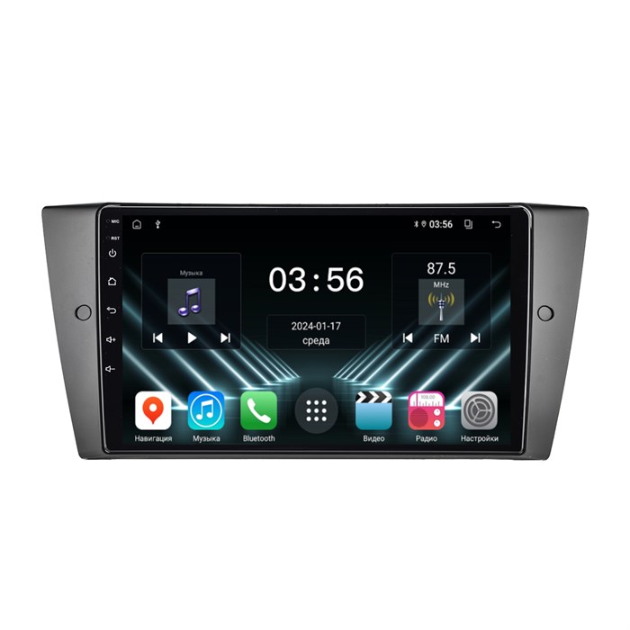 Штатная магнитола Farcar DX170M для BMW 3-Series (E90/91/92/93) 2004-2012 на Android 13.0 - фото 419514