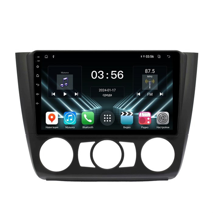 Штатная магнитола Farcar DX095M для BMW 1-Series (E81,82,87,88) 2007-2011 кондей на Android 13.0 - фото 420083