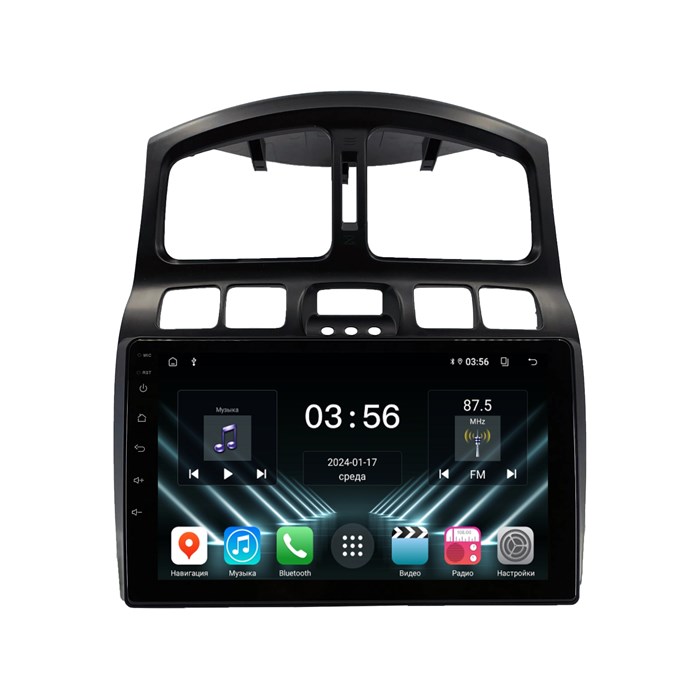 Штатная магнитола Farcar DX3048M для Hyundai Santa Fe 2000-2006, Santa Fe Classic 2007-2013 на Android 13.0 - фото 420109