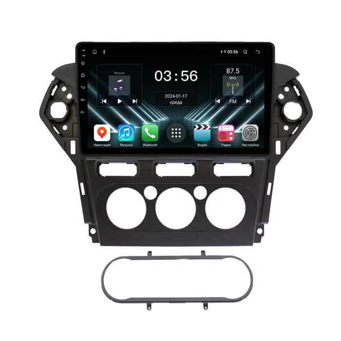 Штатная магнитола Farcar DX1231M для Ford Mondeo IV 2007-2010 черная на Android 13.0 - фото 420260