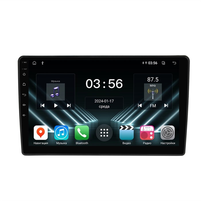 Штатная магнитола Farcar DX019M для Opel Astra H, Zafira, Antara, Corsa 2004-2017 серебро на Android 13.0 - фото 420414