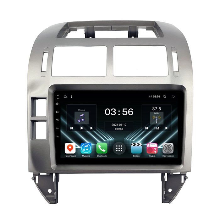 Штатная магнитола Farcar DX3273M для Volkswagen Polo 4 2001-2009 на Android 13.0 - фото 420871