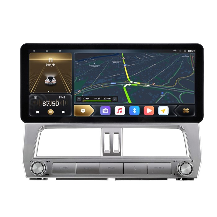 CarMedia KP-T1211FW-OL-1053-Q для Toyota Land Cruiser Prado 150 2017-2020 на Android 12.0 - фото 424437