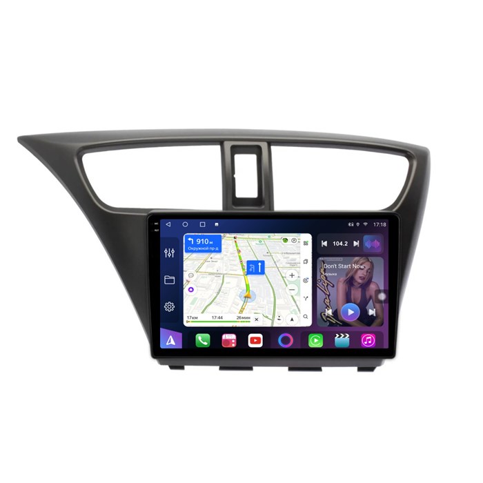 Магнитола Farcar XXL3234M (S500 PLUS) (8/256 ГБ) для Honda Civic 9 5D 2011-2015 левый руль, хэтчбэк (экран 2K) на Android 13.0 - фото 424844