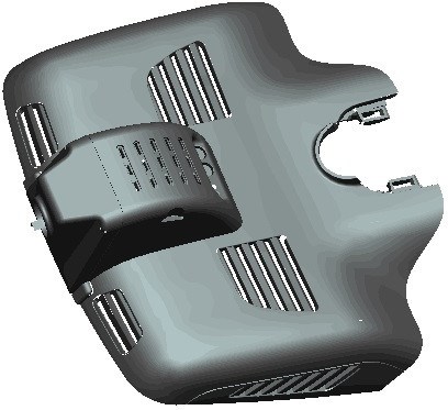 Видеорегистратор для Mercedes Benz C High Trim,C300 AR-H6908G 4K (серый) - фото 425357