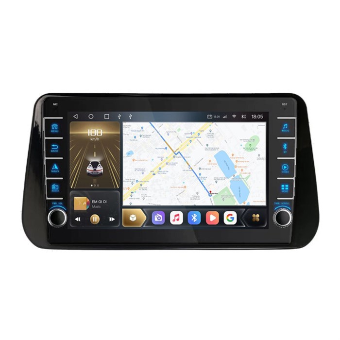 CarMedia EW-1704-Q (с кнопками) для Hyundai Santa Fe 2020-2023 на Android 10.0 - фото 428339