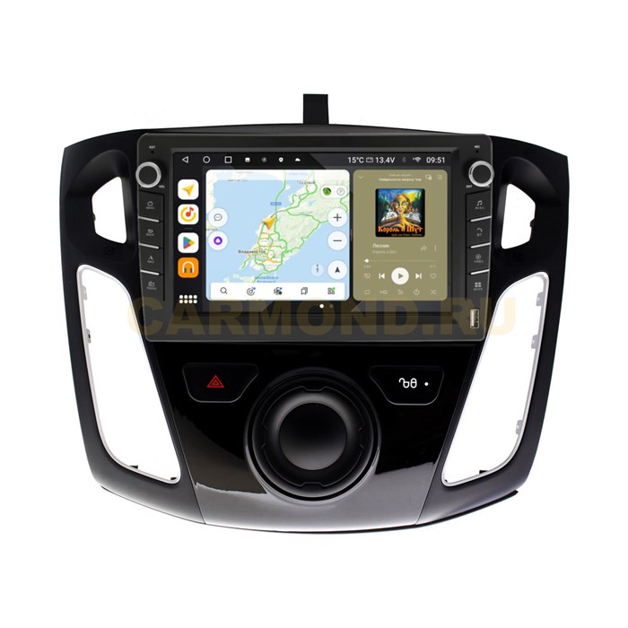 Штатная магнитола Wide Media MT9246QU-B-4/32 для Ford Focus III 2011-2019 (с кнопками) на Android 10.0 - фото 429076