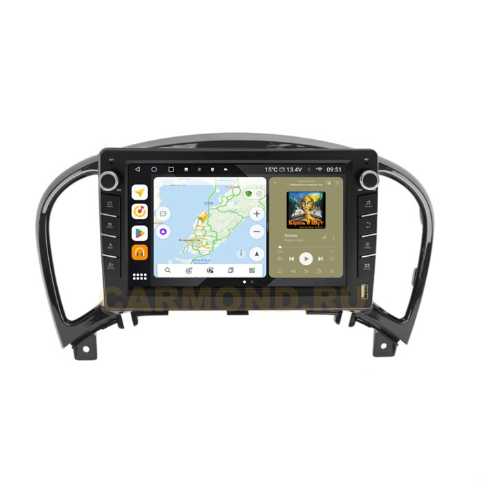 Штатная магнитола Wide Media MT9154QU-B-4/32 для Nissan Juke I 2010-2019 (с кнопками) на Android 10.0 - фото 430188
