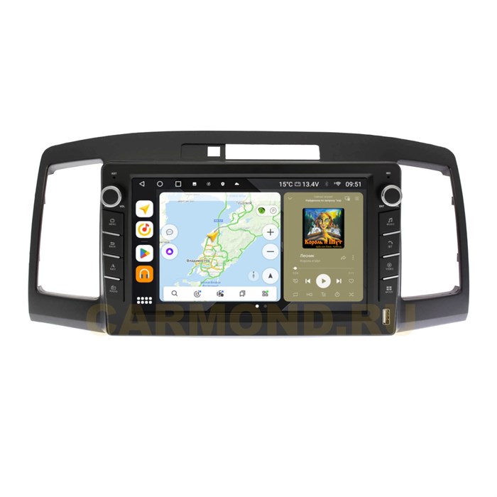 Штатная магнитола Wide Media MT9172QU-B-4/32 для Toyota Allion 240, Premio 2001-2007 (с кнопками) на Android 10.0 - фото 430598