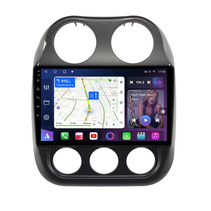Магнитола Farcar HL1078M (S500 PLUS) для Jeep Compass I, Liberty (Patriot) 2009-2013 на Android 12.0 - фото 437382