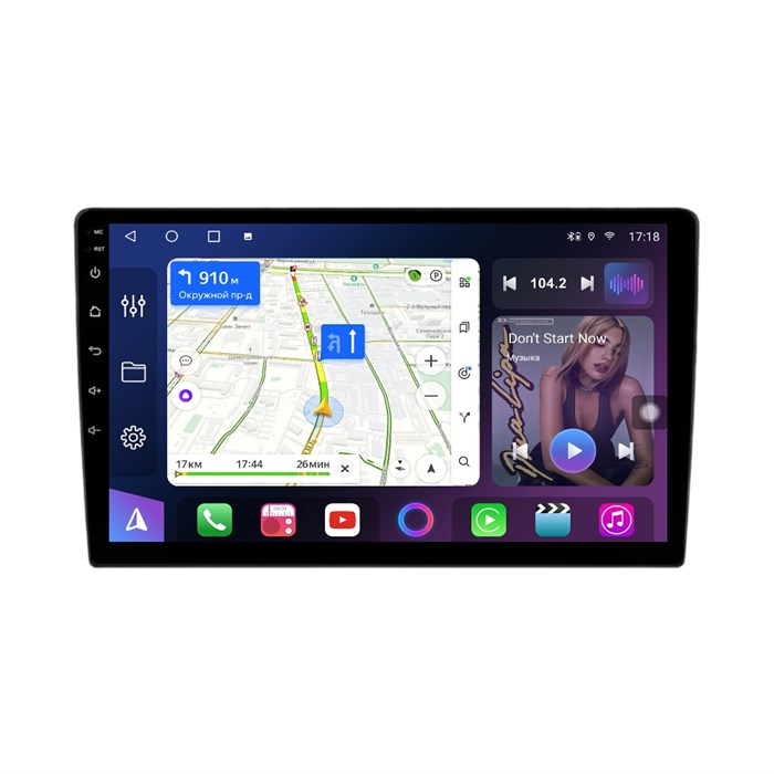 Универсальная магнитола HL855 2 DIN 9 дюймов на Android 12.0 - фото 437402